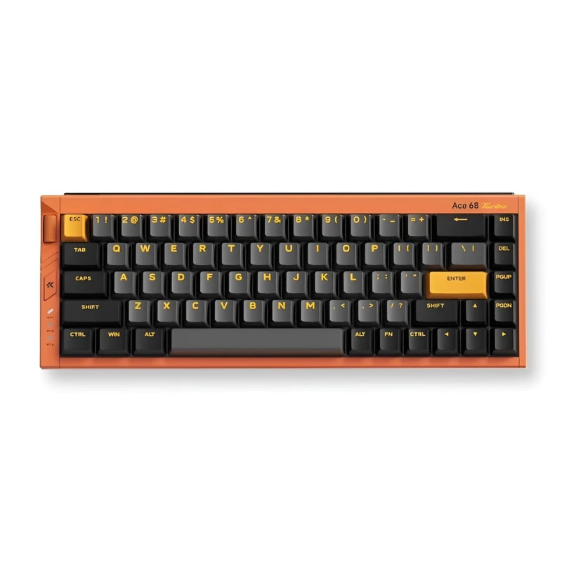 Клавіатура ігрова MCHOSE Ace 68 Turbo магнітна дротова Mount Tai Magnetic Switch GT, Galaxy Orange