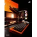 Клавіатура ігрова MCHOSE Ace 68 Turbo магнітна дротова Mount Tai Magnetic Switch GT, Galaxy Orange