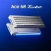 Клавіатура ігрова MCHOSE Ace 68 Turbo магнітна дротова Mount Tai Magnetic Switch GT, Nova White
