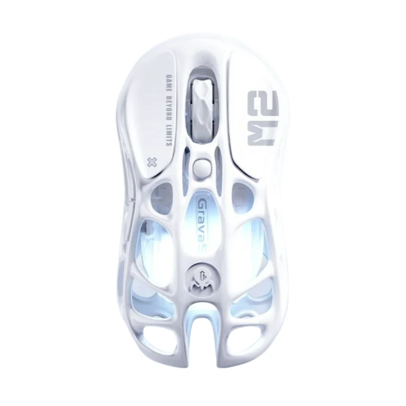 Ігрова миша GravaStar Mercury M2 з комбінованим підключенням, Opaline White