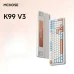 Механічна ігрова клавіатура MCHOSE K99 V3 з комбінованим підключенням та RGB підсвіткою, Horizon Orange