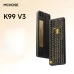 Механічна ігрова клавіатура MCHOSE K99 V3 з комбінованим підключенням та RGB підсвіткою, Black Gold
