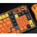 Ігрова магнітна клавіатура Valkyrie VK99 Gaming Naruto Uzumaki з комбінованим під'єднанням, RGB-підсвіткою, TFT-екраном