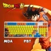 Набір кейкапів Dragon Ball Z: Goku Edition - PBT, MOA профіль, 108 клавіш