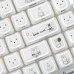 Набір кейкапів Miffy Bunny White — MOA профіль, PBT, 119 клавіш для механічної клавіатури