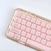Набір кейкапів Miffy Pink Bunny — MOA профіль, PBT, 119 клавіш для механічної клавіатури