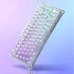 Клавіатура GravaStar Mercury K1 Lite із комбінованим підключенням - Crystal Aurora