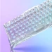 Клавіатура GravaStar Mercury K1 Lite із комбінованим підключенням - Crystal Aurora