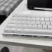 Набір кейкапів Crystal Jelly White для механічної клавіатури — 132 клавіші, ABS+PC, CBSA профіль