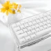 Набір кейкапів Crystal Jelly White для механічної клавіатури — 132 клавіші, ABS+PC, CBSA профіль