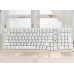 Кейкапи для механічної клавіатури "Minimalist White" з російською розкладкою, 129 клавіш, MO профіль