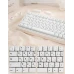 Кейкапи для механічної клавіатури "Minimalist White" з російською розкладкою, 129 клавіш, MO профіль