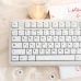 Кейкапи для механічної клавіатури "Minimalist White" з російською розкладкою, 129 клавіш, MO профіль