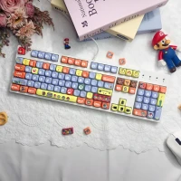 Набір кейкапів "Super Mario World" для механічної клавіатури, 108 шт., MOA профіль