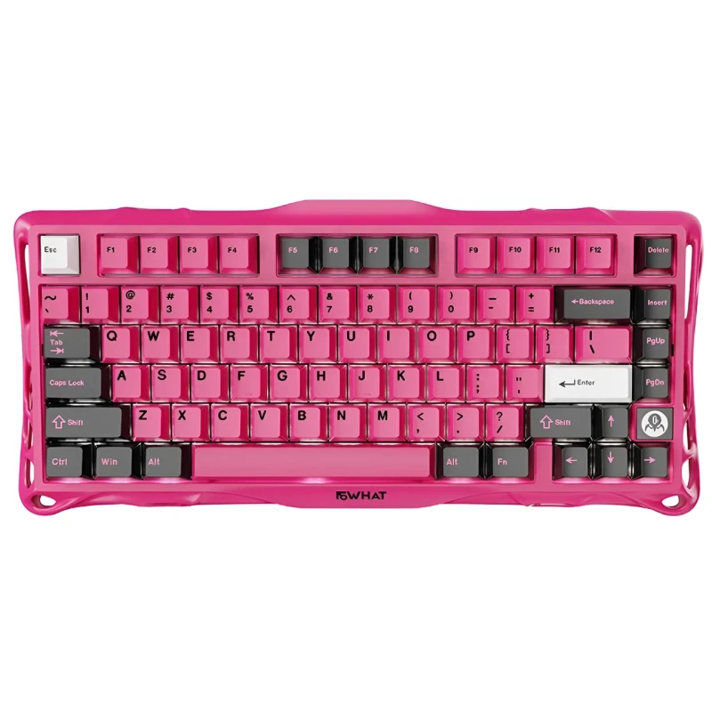 Клавіатура FoWhat NEO75 (GravaStar Mercury K1 Lite) із комбінованим підключенням - Berry Red