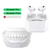 Креативний чохол-щелепа Novnook для навушників Apple AirPods Pro / AirPods Pro 2 з карабіном, Зуби Білий