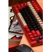 Колекційний набір кейкапів "Імператорський Шик" 144 шт PBT Dye-Sub Cherry profile для механічних клавіатур ANSI / ISO