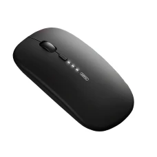 Миша бездротова Inphic M1Pro з підключенням USB 2.4ГГц + Bluetooth, акумулятором, 2400 DPI, матовий чорний